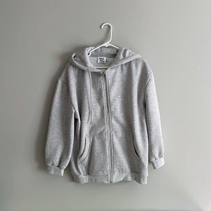 Grey Princess Polly Zip-Up Hoodie